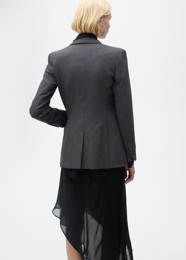 Mango Gerader Blazer mit Mikro-Hahnentrittmuster Kauf eins, bekomm eins gratis