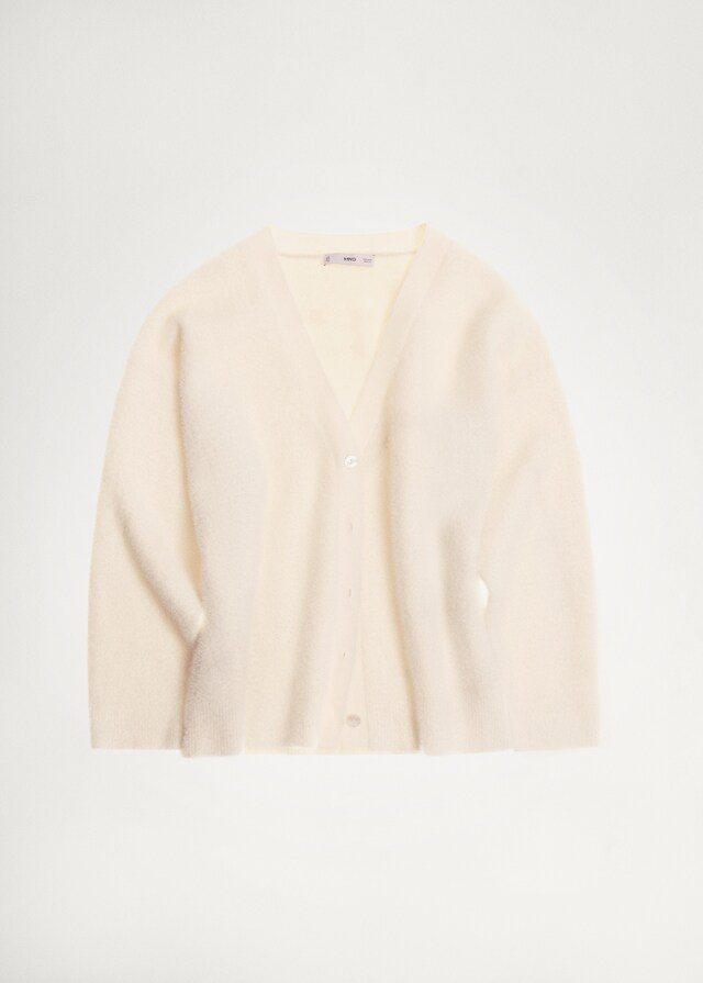 Mango Strickcardigan mit Fell-Effekt Riesige Ersparnisse