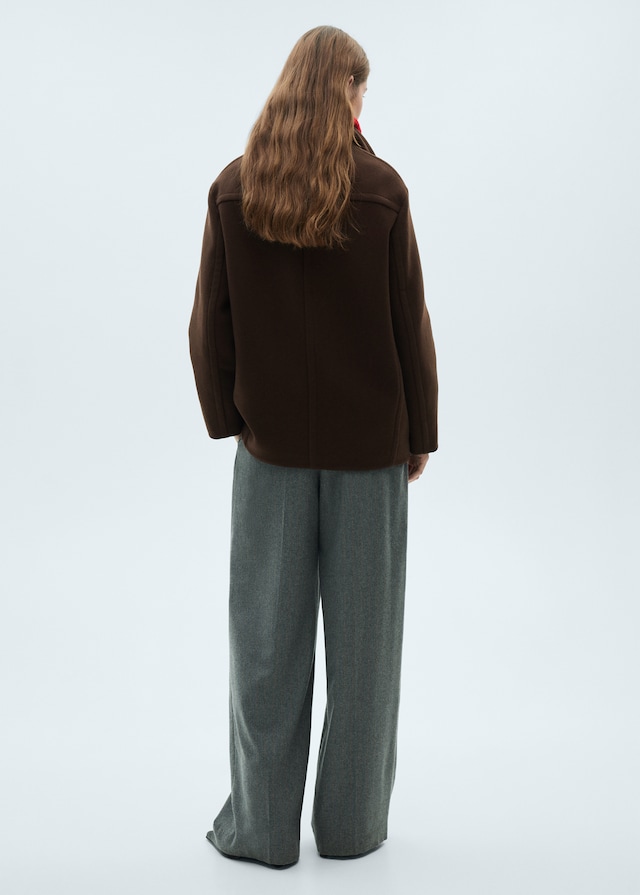 Mango Kurzer Mantel aus Schurwolle Wochenangebot