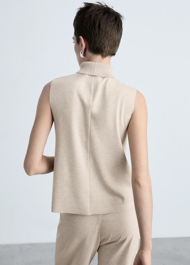 Mango Stricktop mit Rollkragen Bis zu 65% Rabatt