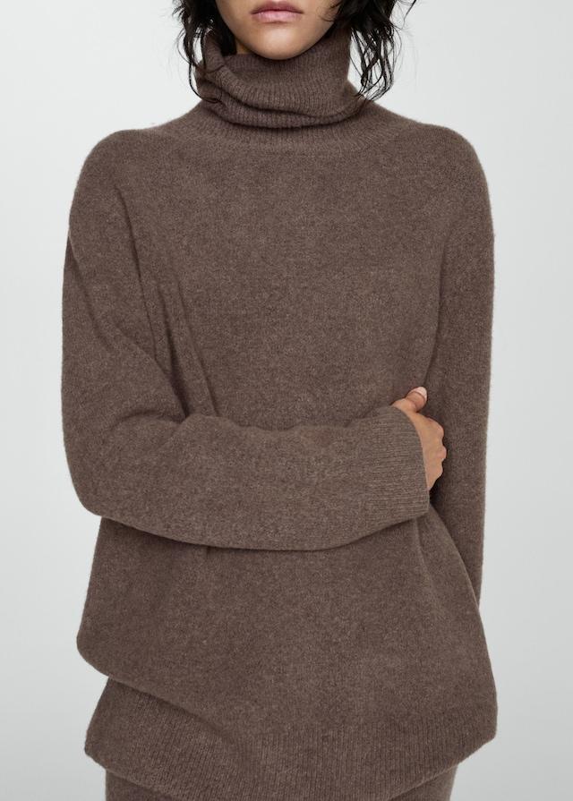Mango Strickpullover mit Rollkragen Online