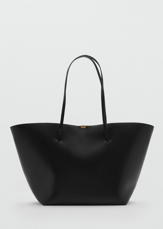 Mango Shopper-Tasche mit Metalldetails Schlussverkauf