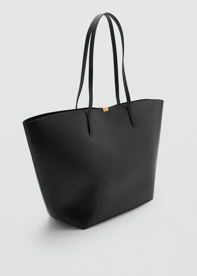 Mango Shopper-Tasche mit Metalldetails Schlussverkauf