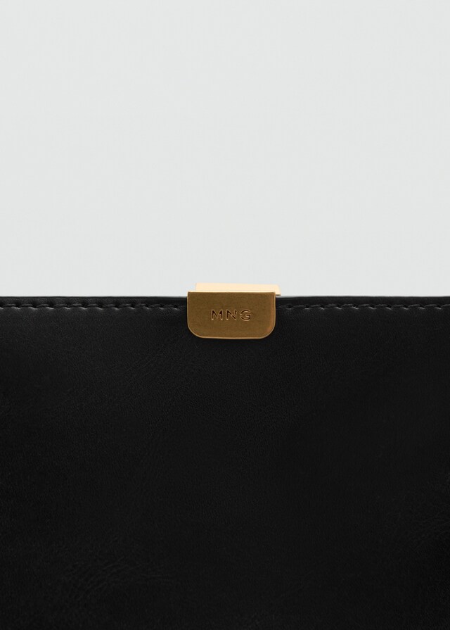Mango Shopper-Tasche mit Metalldetails Schlussverkauf