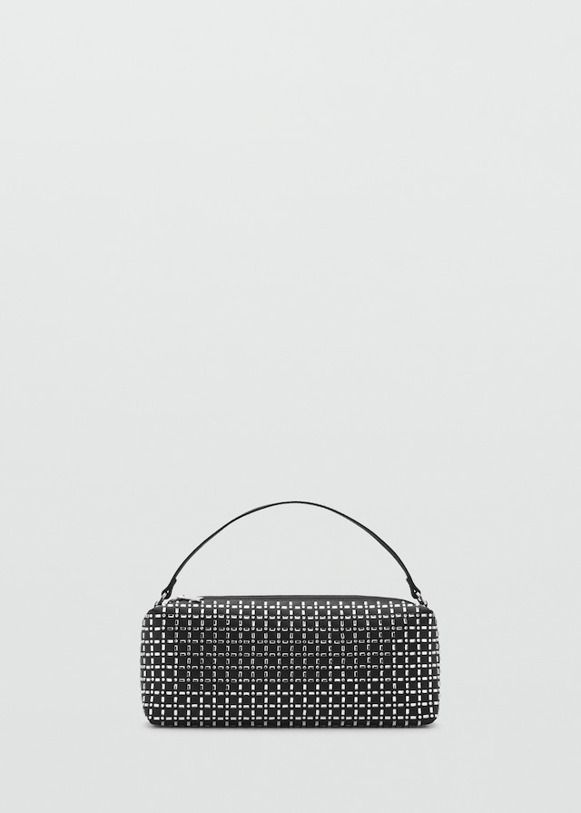 Mango Mini-Bag mit Kristallsteinverzierung Günstiger Verkauf