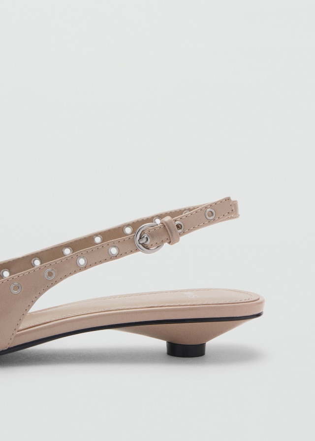 Mango Gestanzte Kitten-Heels Kostenloser Versand