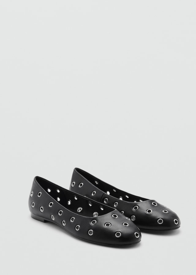Mango Gestanzte Ballerina Fabrik Onlineshop