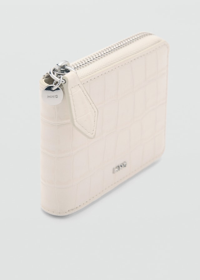 Mango Mini-Brieftasche mit Krokoleder-Effekt Günstig kaufen