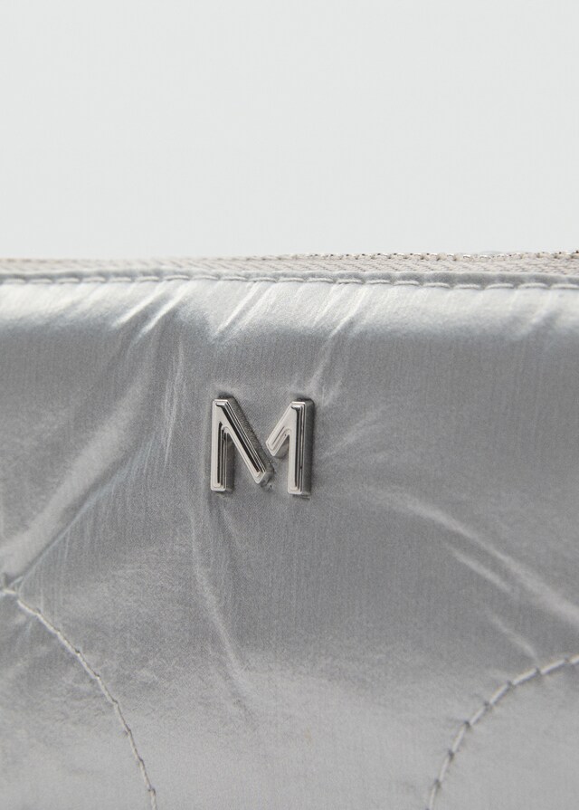 Mango Zip-Geldbörse mit Logo Flash Sale