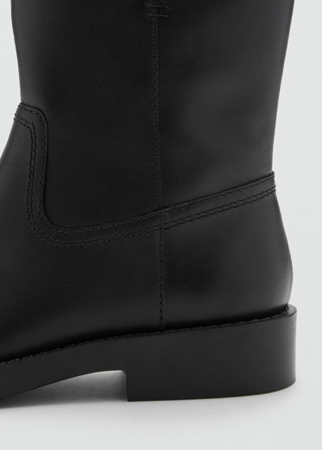 Mango Leder-Ankleboots mit Schnallen Bestseller