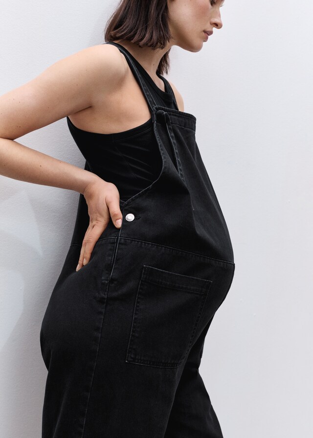 Mango Umstands-Latzhose aus Jeans Begrenzte Freigabe