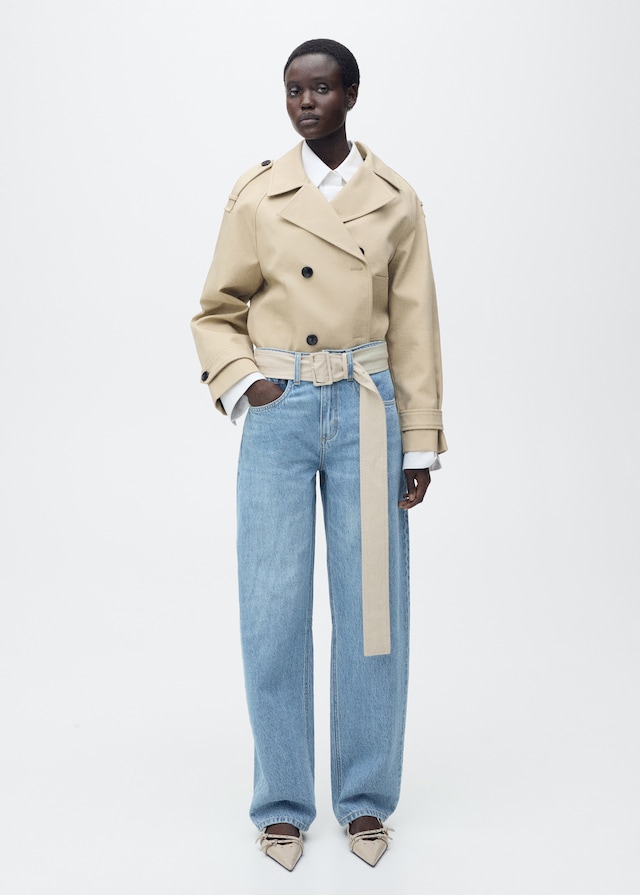 Mango Balloon-Jeans mit hoher Bundhöhe Bis zu 65% Rabatt