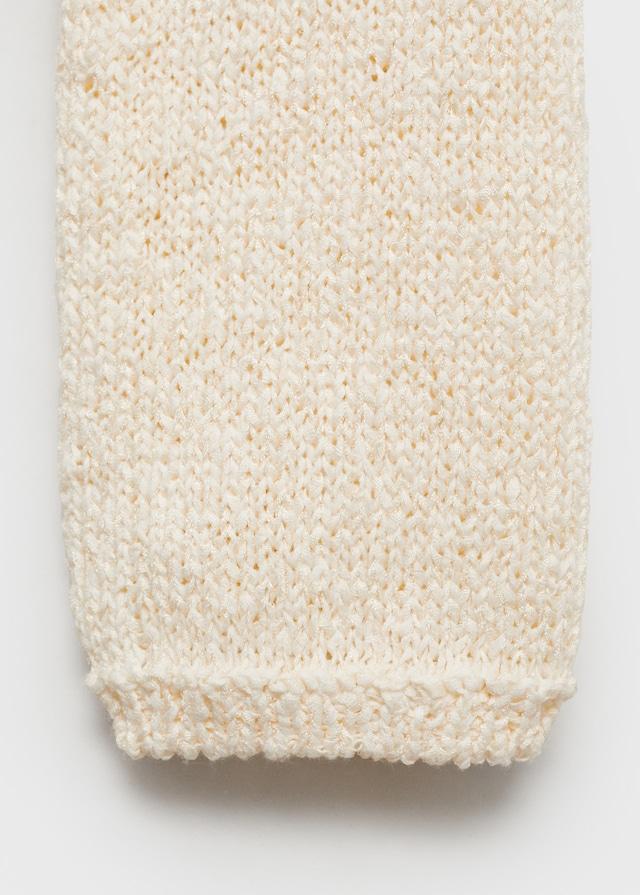 Mango Häkelpullover mit Rundhals Discount Store für neue Produkte