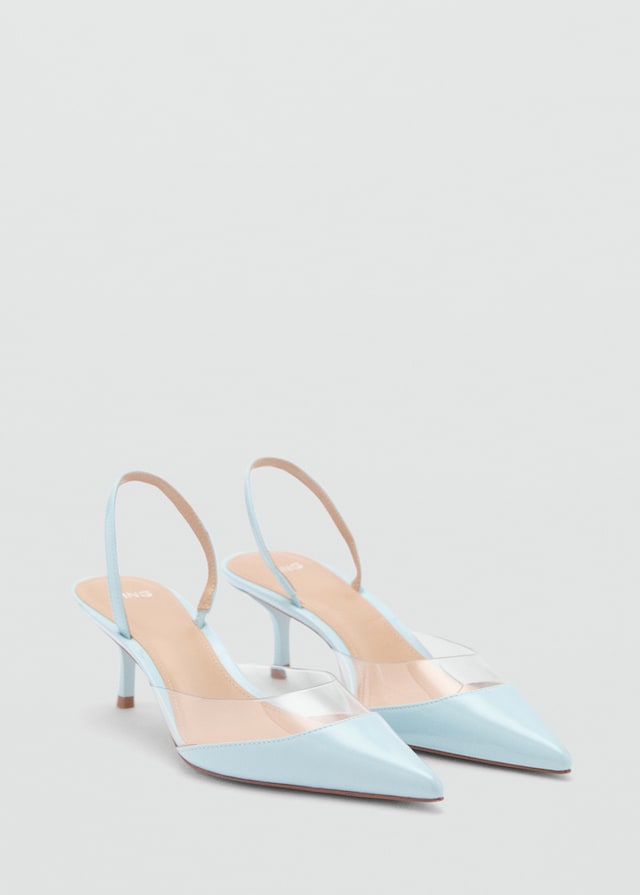 Mango Pumps mit Vinyl-Einsatz Online