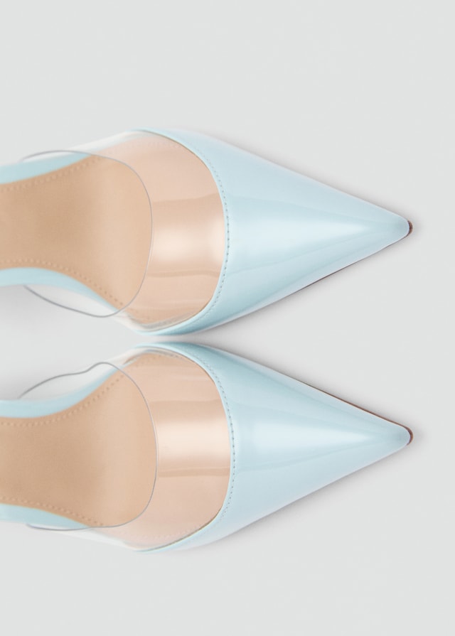 Mango Pumps mit Vinyl-Einsatz Online