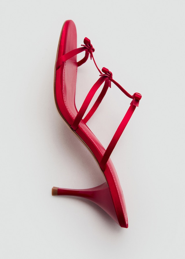 Mango Riemchen-Sandalette mit Schleifendetail Hotsell