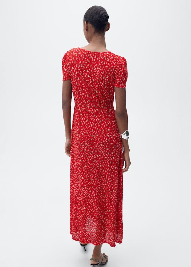 Mango Bedrucktes Midikleid Begrenztes Angebot