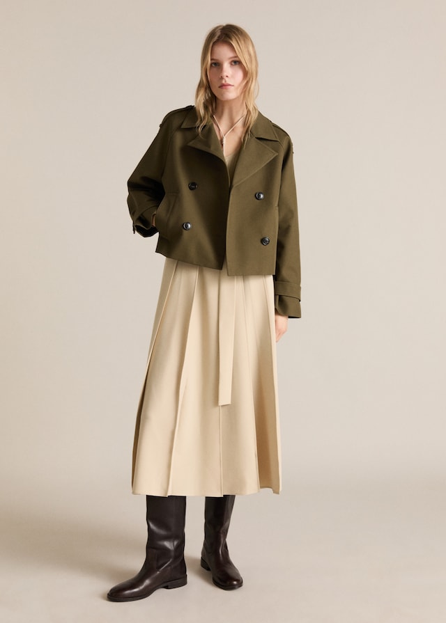 Mango Zweireihige Jacke mit Reverskragen Weihnachtsangebot