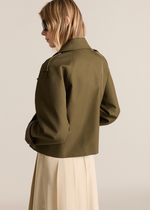 Mango Zweireihige Jacke mit Reverskragen Weihnachtsangebot