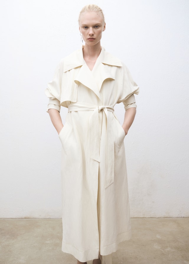 Mango Oversized-Trenchcoat mit Reverskragen Vatertagsangebot