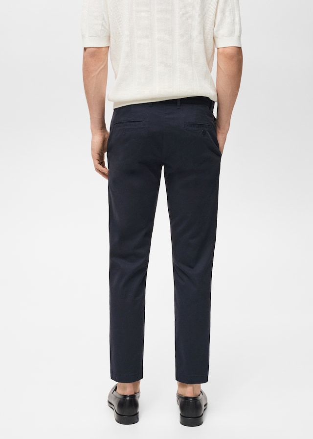 Mango Tapered-Chinohose Prato in Cropped-Länge Sonderangebote