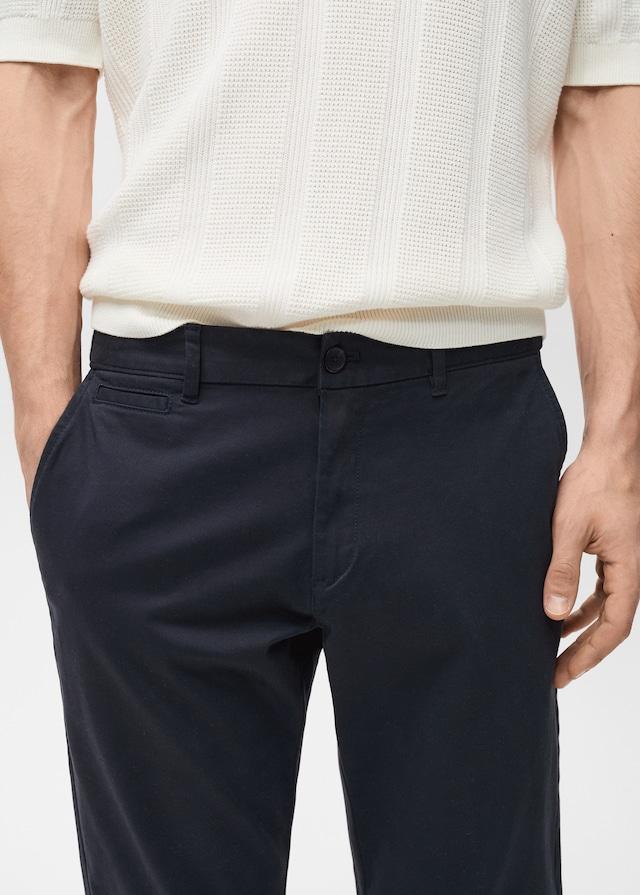 Mango Tapered-Chinohose Prato in Cropped-Länge Sonderangebote