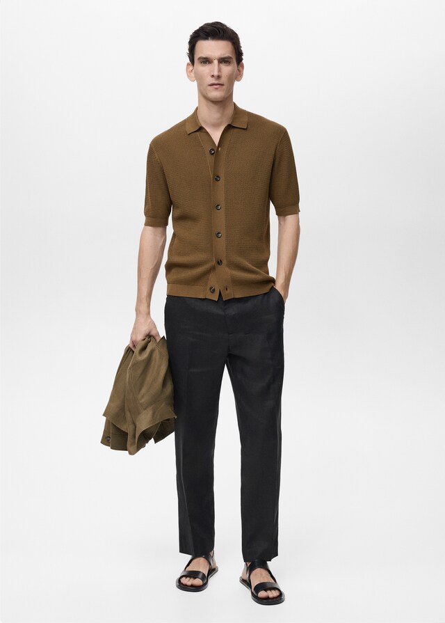 Mango Regular Fit-Hose aus 100 % Leinen Wochenangebot