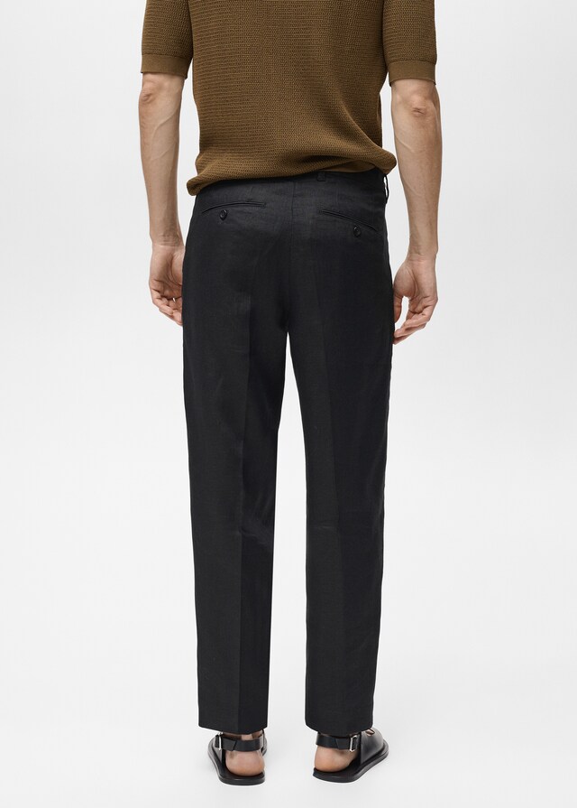 Mango Regular Fit-Hose aus 100 % Leinen Wochenangebot