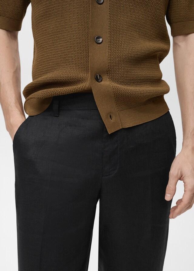 Mango Regular Fit-Hose aus 100 % Leinen Wochenangebot