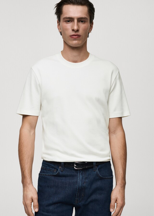 Mango Medium weight regular fit T-shirt