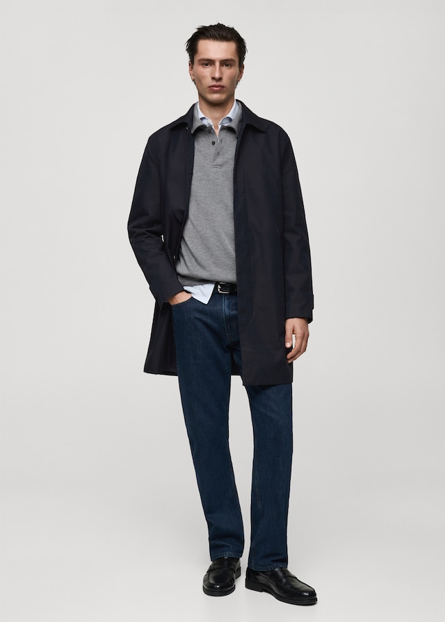 Mango Klassischer wasserabweisender Trenchcoat Super Rabatt