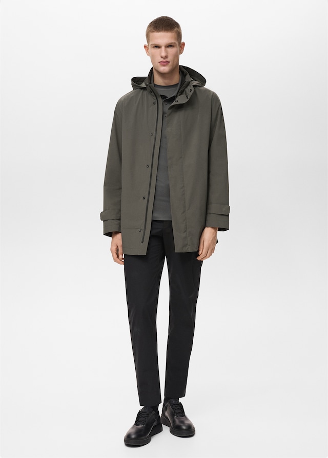 Mango Wasserdichter Parka mit COOLMAX®-Technologie Clearance-Verkauf
