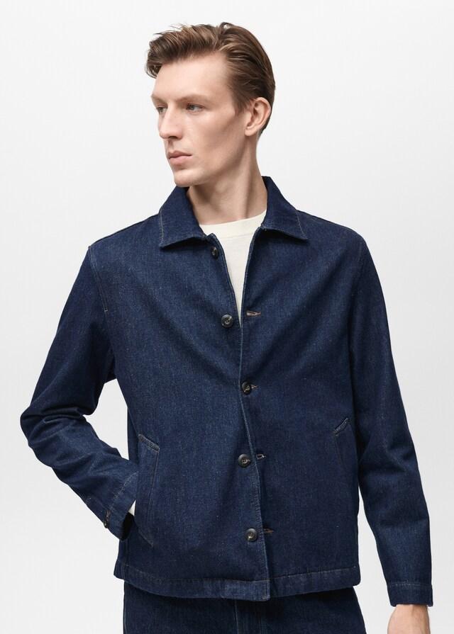 Mango Regular-Fit-Overshirt aus Jeans