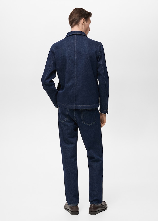 Mango Regular-Fit-Overshirt aus Jeans Fabrikladen