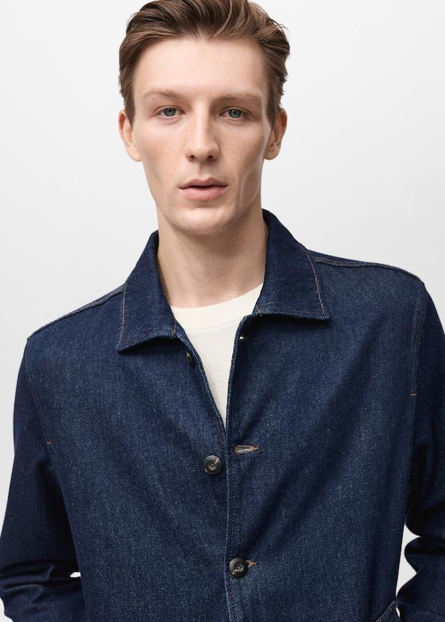 Mango Regular-Fit-Overshirt aus Jeans Fabrikladen