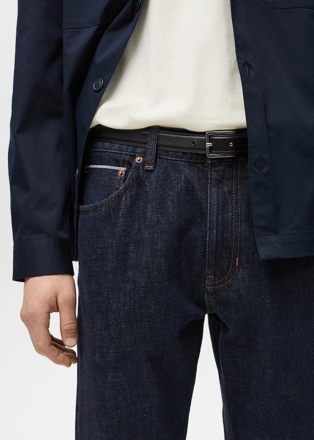 Mango Tapered-Fit-Selvedge-Jeans zollfrei