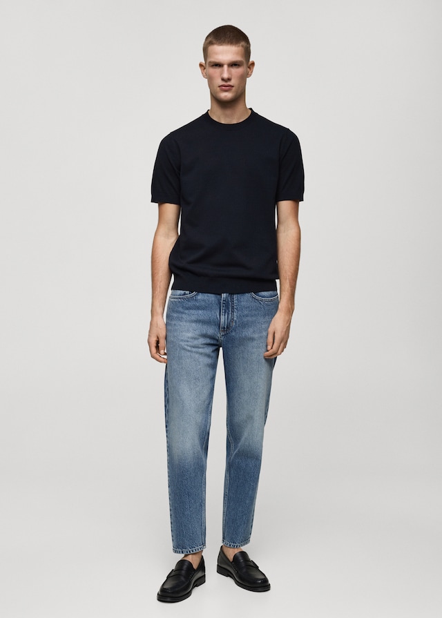 Mango Jeans cropped tapered fit Auslauf