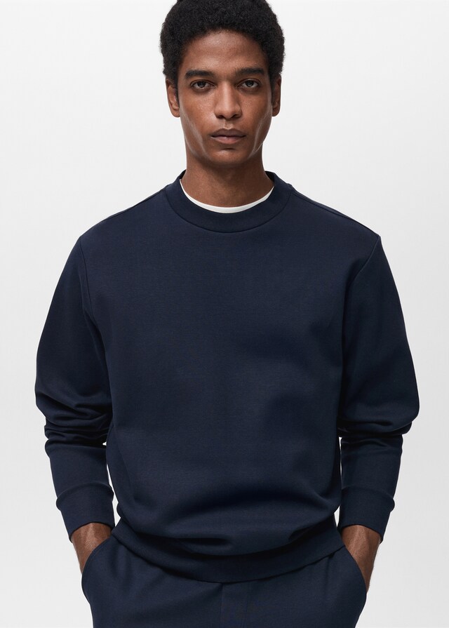 Mango Regular-Fit-Sweatshirt aus Baumwolle Verkauf