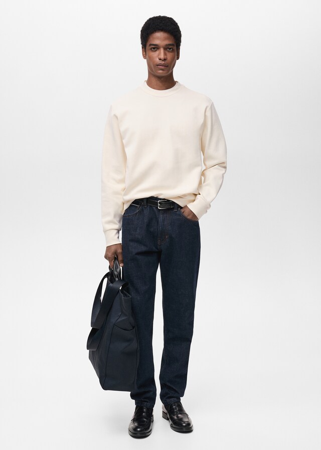 Mango Regular-Fit-Sweatshirt aus Baumwolle Hotsell