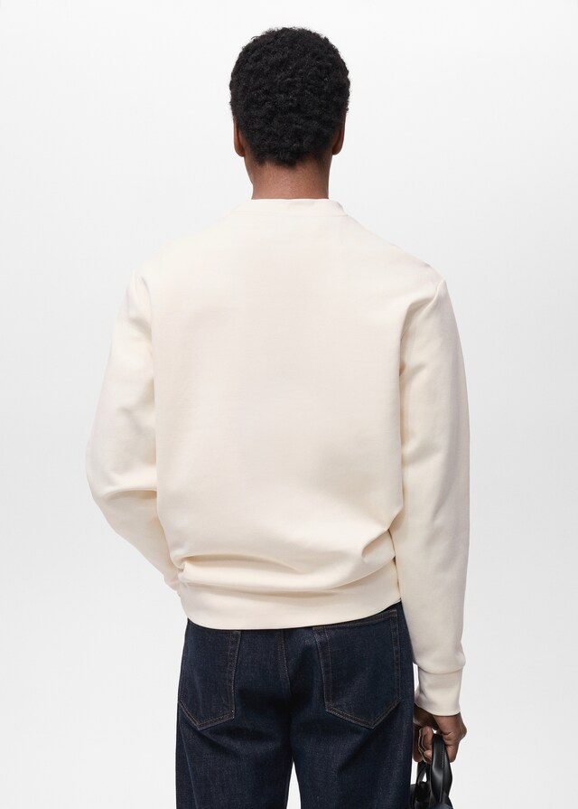 Mango Regular-Fit-Sweatshirt aus Baumwolle Hotsell