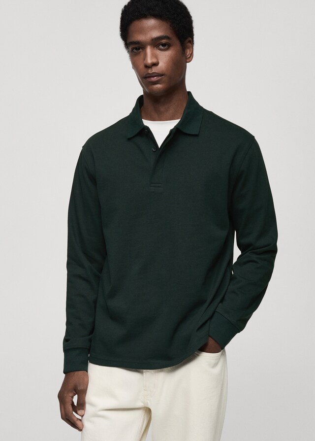 Mango Polo-Sweatshirt aus 100 % Baumwolle
