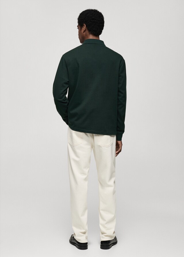 Mango Polo-Sweatshirt aus 100 % Baumwolle Fabrikverkauf