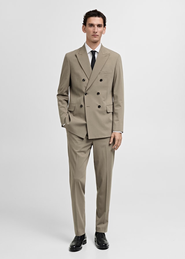 Mango Zweireihiges Slim-Fit-Sakko Mónaco Sonderangebot