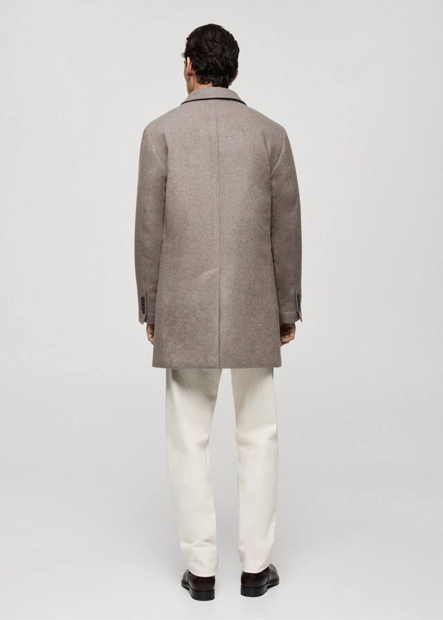 Mango Wollmantel mit gestepptem Innenfutter Online Shopping