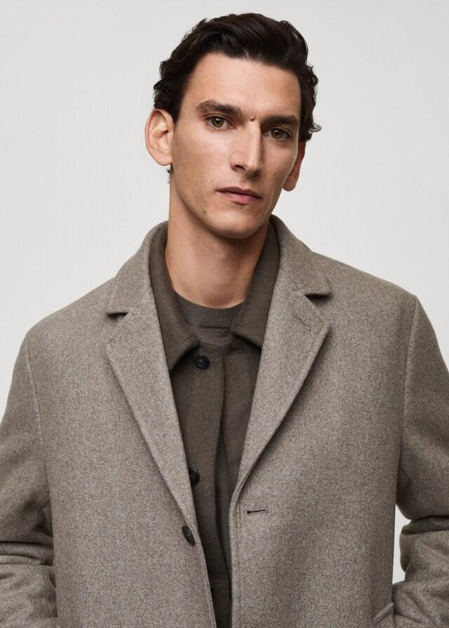 Mango Wollmantel mit gestepptem Innenfutter Online Shopping