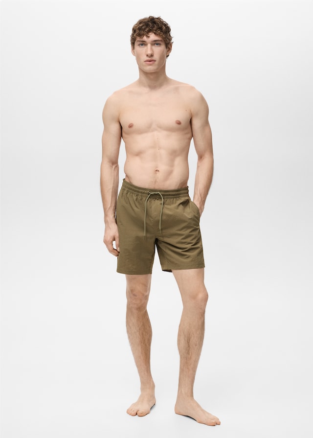 Mango Basic-Badeshorts mit Kordelzug Cyber Monday