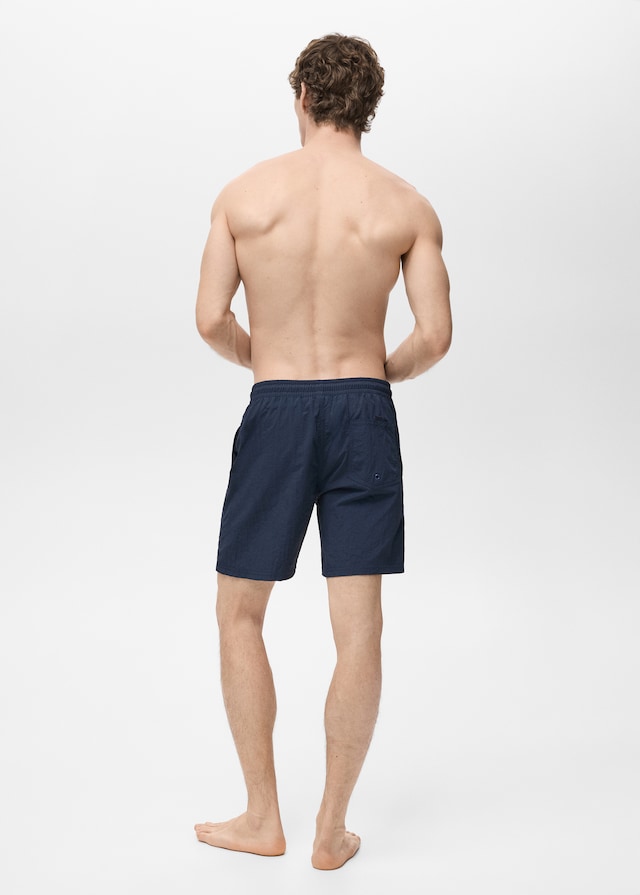 Mango Basic-Badeshorts mit Kordelzug Weihnachtsangebot