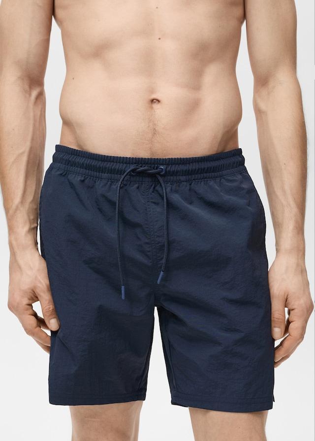 Mango Basic-Badeshorts mit Kordelzug Weihnachtsangebot