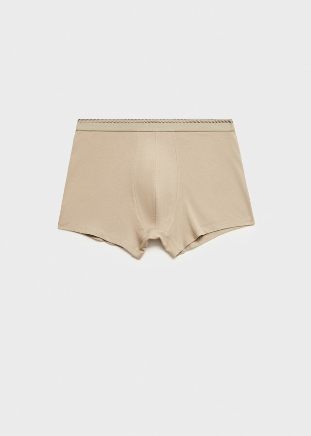 Mango 3er-Pack Baumwoll-Boxershorts Heißer Verkauf