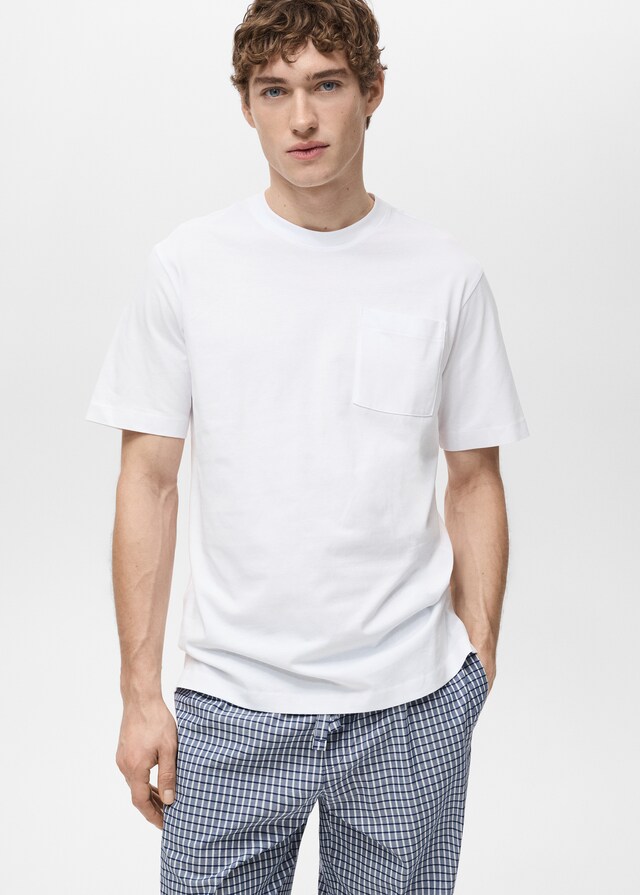 Mango Pack kombinierter Pyjama aus 100 % Baumwolle mit Karomuster Zeitlich begrenztes Angebot